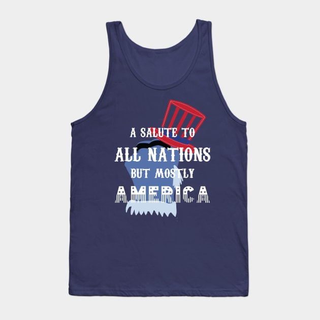 Uncle Sam (Muppets) patriotic quote Tank Top by mainstvibes
